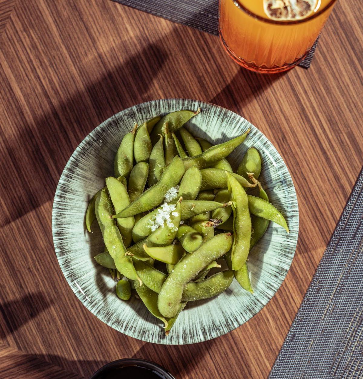 Steamed Edamame with Sea Salt