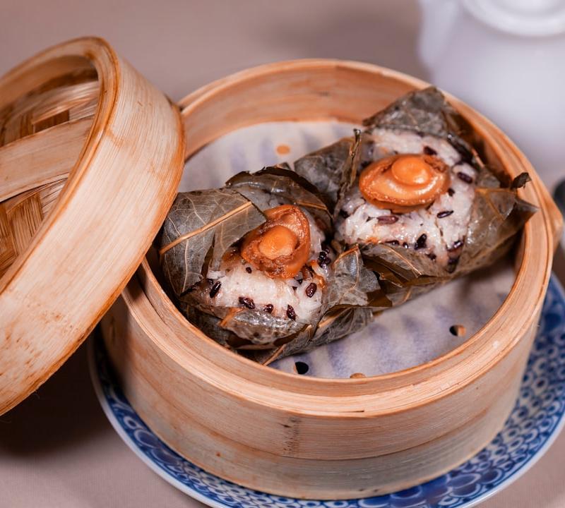 Sticky Chicken Rice Parcels