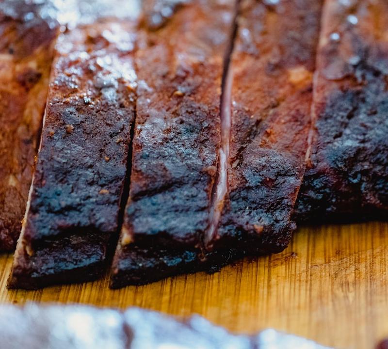20-Min Sticky Glazed Baby Back Ribs
