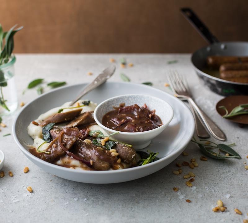 Sticky Plum Rabbit with Mustard & Thyme