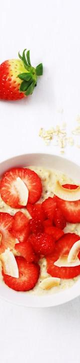 Strawberries and Cream Overnight Oats