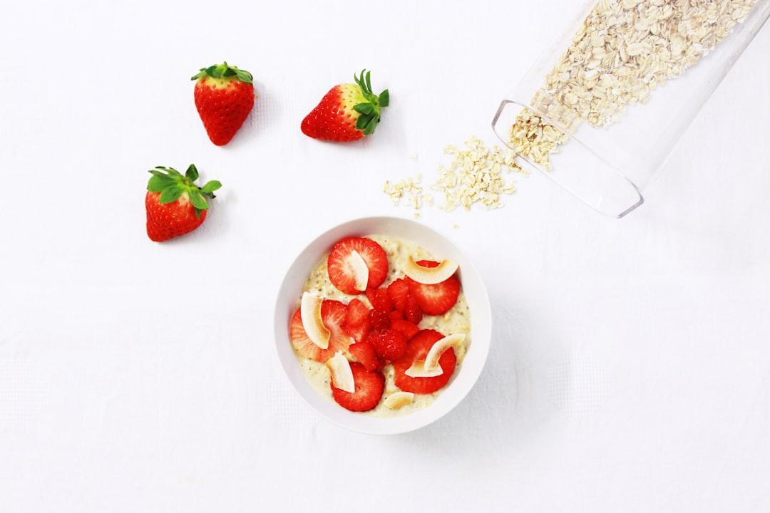 Strawberries and Cream Overnight Oats