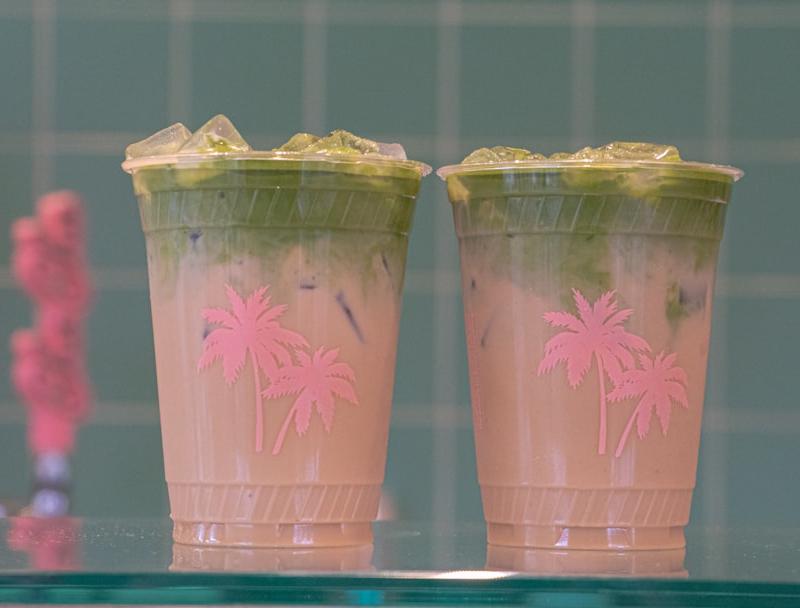 Strawberry Matcha Latte