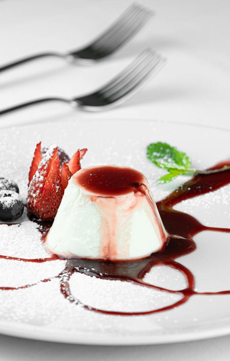 Strawberry Panna Cotta