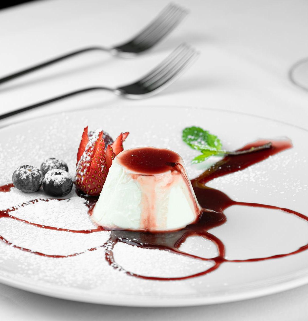 Strawberry Panna Cotta