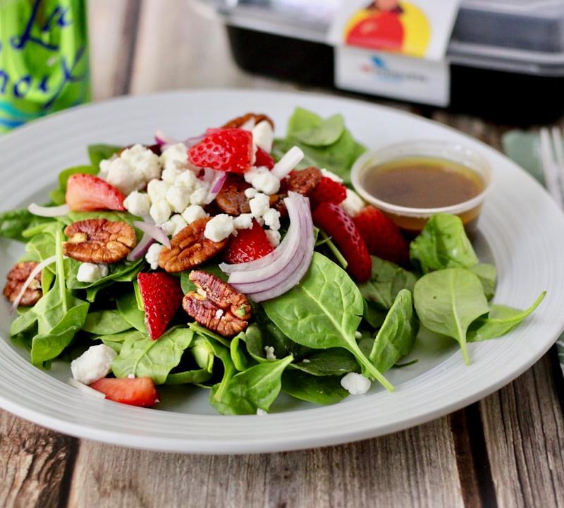 Strawberry Spinach Salad with Poppy Seed Dressing