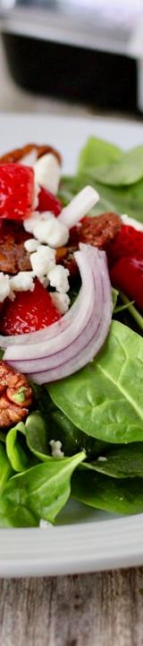 Strawberry Spinach Salad with Poppy Seed Dressing