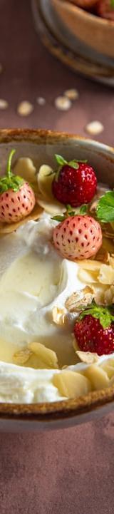 Strawberry Yogurt Granola Bowl