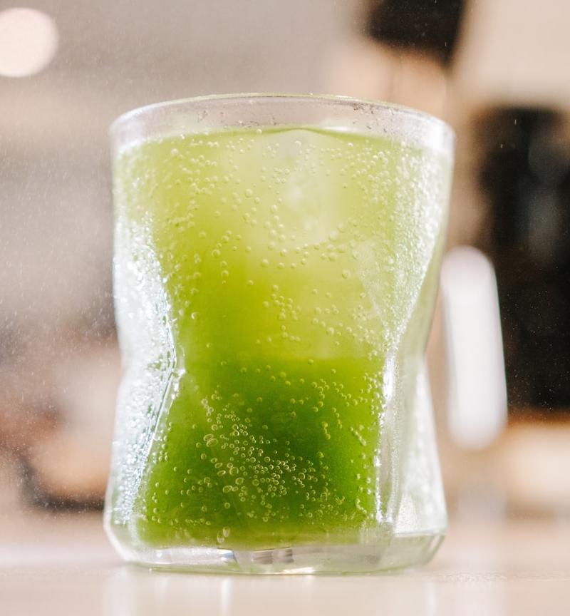 Fresh Sugarcane Juice with Lime & Ice
