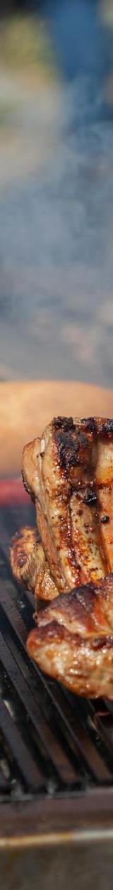 Sweet Char Pork Ribs with Sausage & Bread