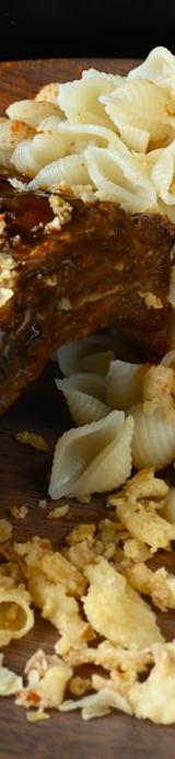 Sweet Glazed BBQ Pork Ribs with Crispy Shallots