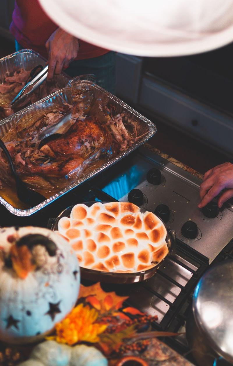 Sweet Potato Casserole with Crispy Marshmallow Top