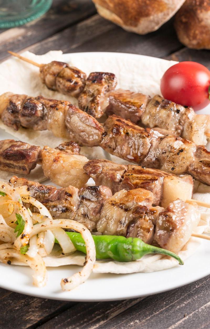 Syrian Lamb Kebab Platter