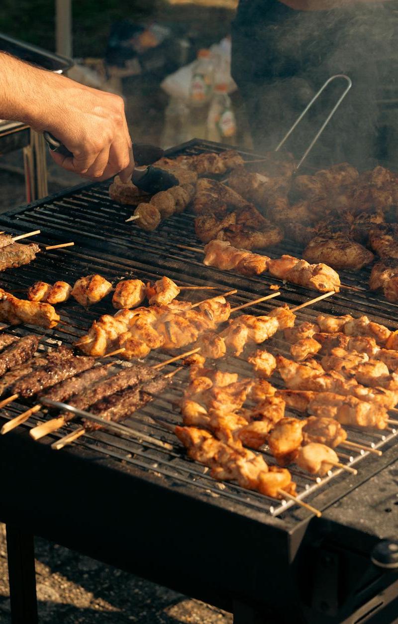 Tahini Beef & Chicken Kebabs