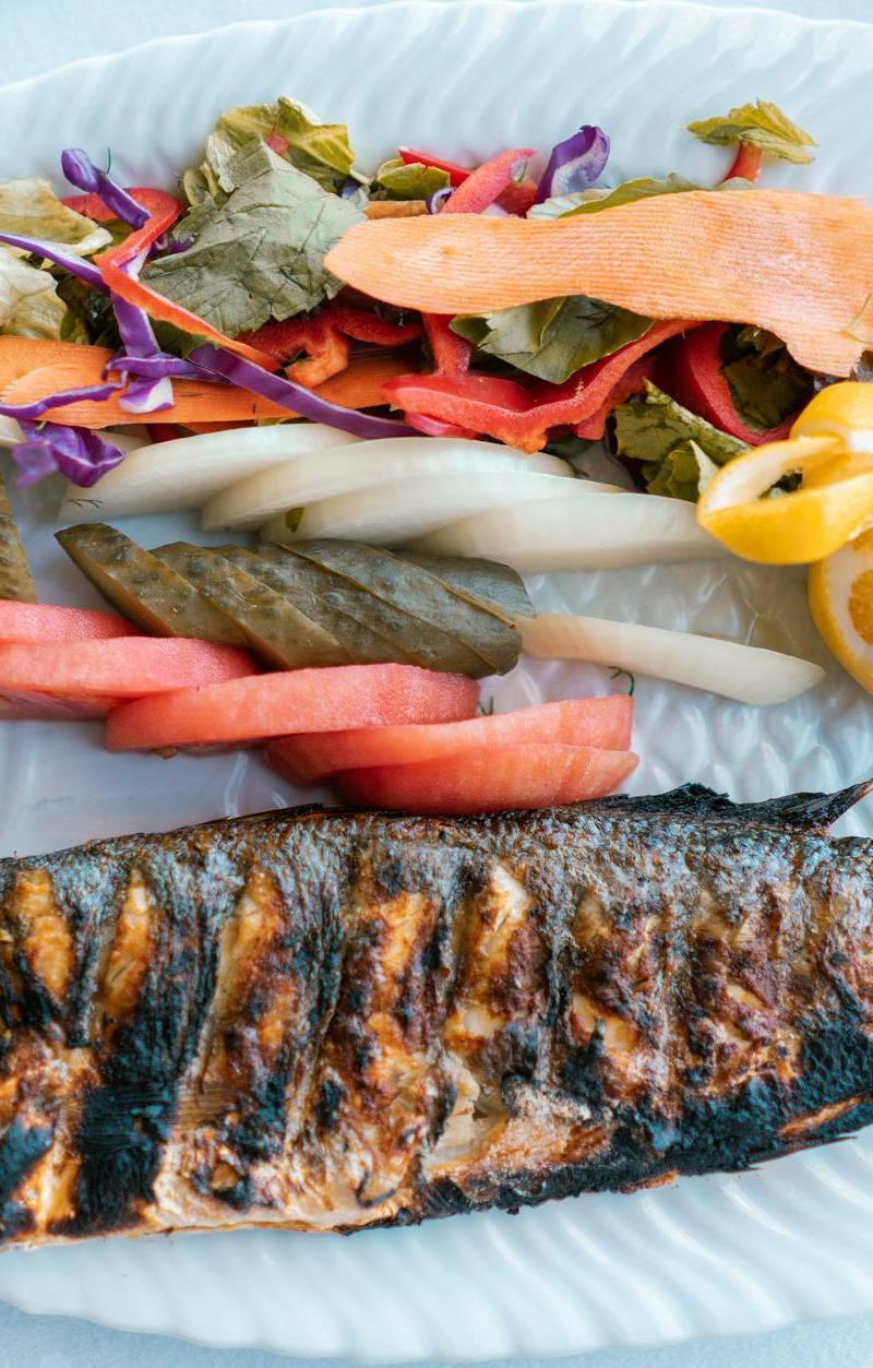Tahini Grilled Fish with Lemon