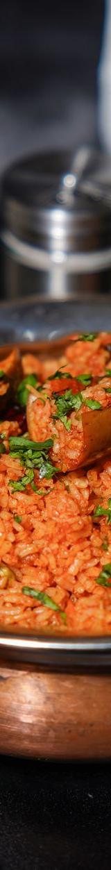 Tahiri — Turmeric Rice with Cucumber Raita