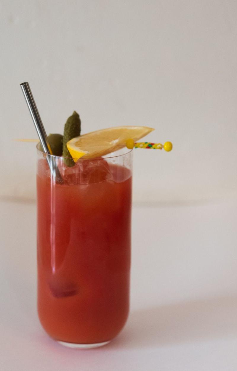 Tall Bloody Mary With Celery