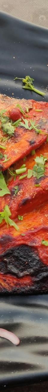 Tandoori Pomfret with Mint Chutney