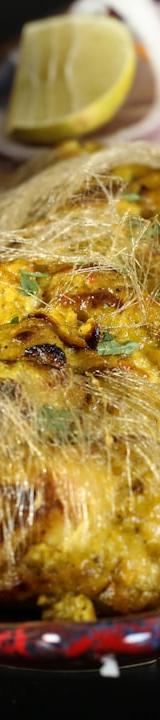 Sheet-Pan Tandoori Pomfret with Mint Chutney