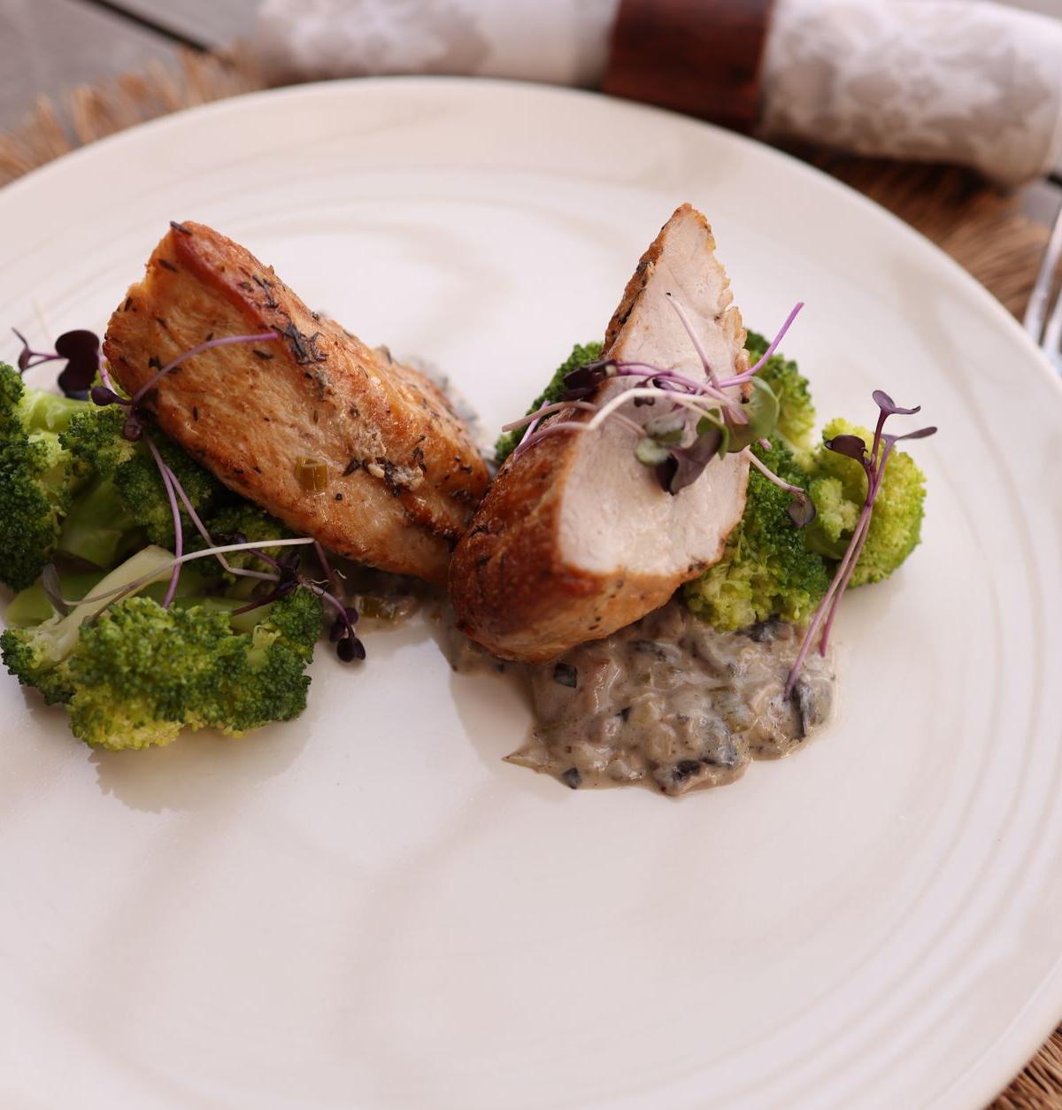 20-Min Tarragon Cream Chicken with Broccoli