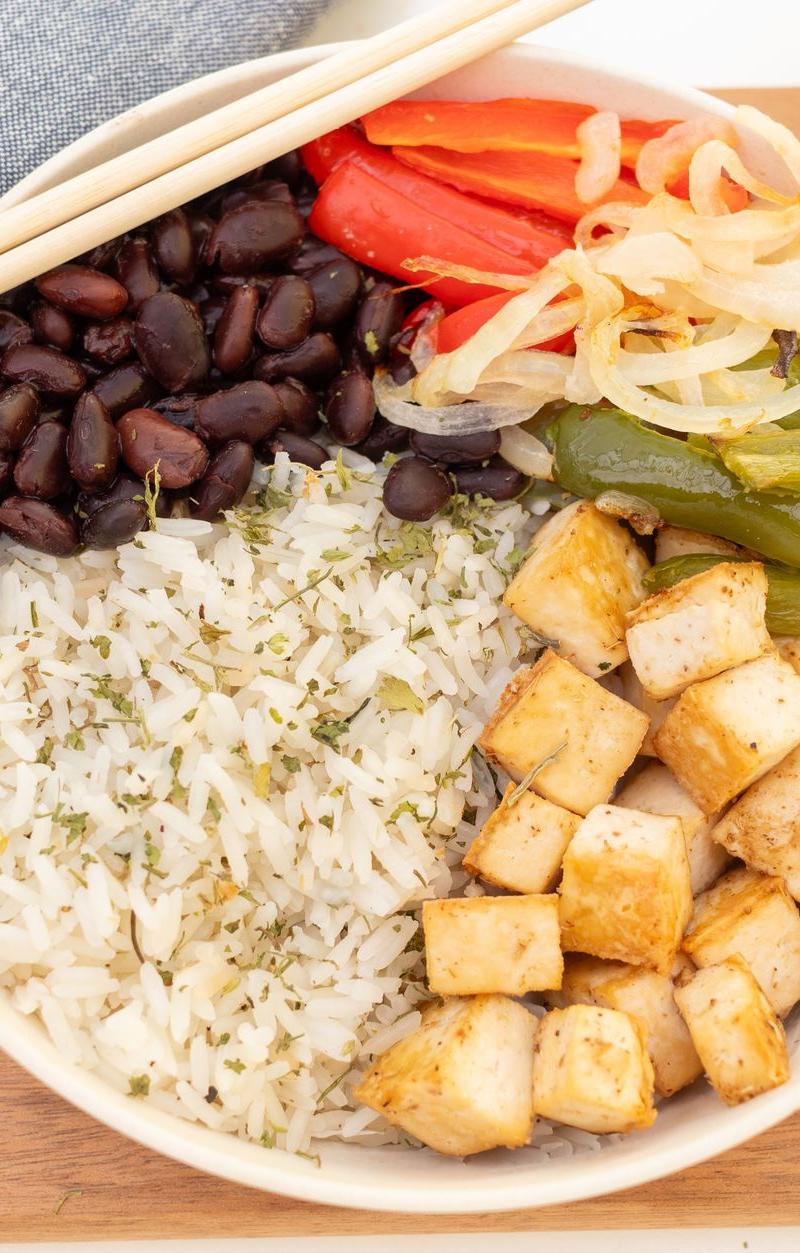 20-Min Teriyaki Tofu Rice Bowl