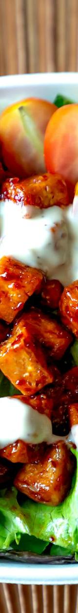 Teriyaki Tofu & Shrimp Rice Bowl