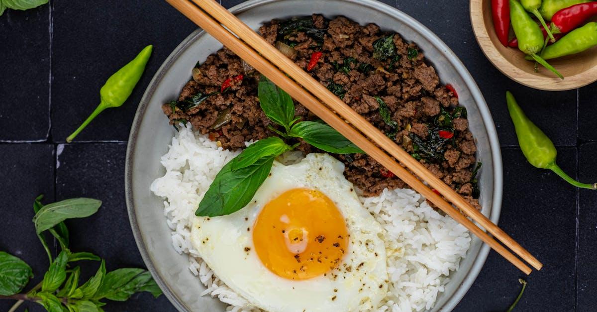 Thai Basil Beef Larb with Crispy Shallots