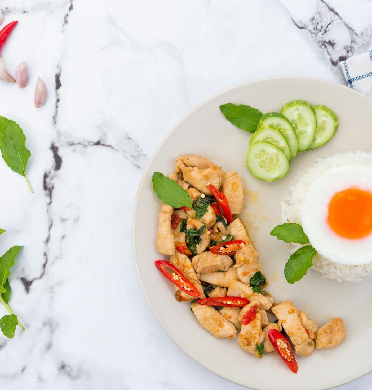 Thai Basil Chicken Bowl
