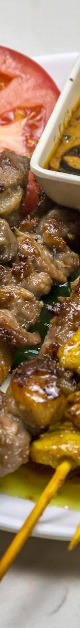 Thai Chicken Satay with Peanut Sauce