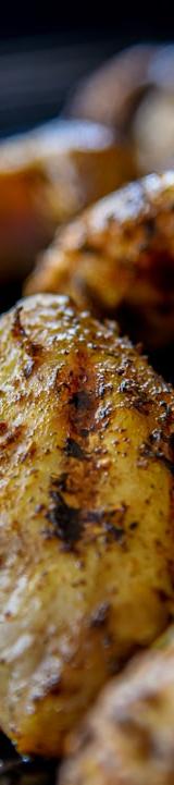 Thai Gai Yang — Charred BBQ Chicken Wings