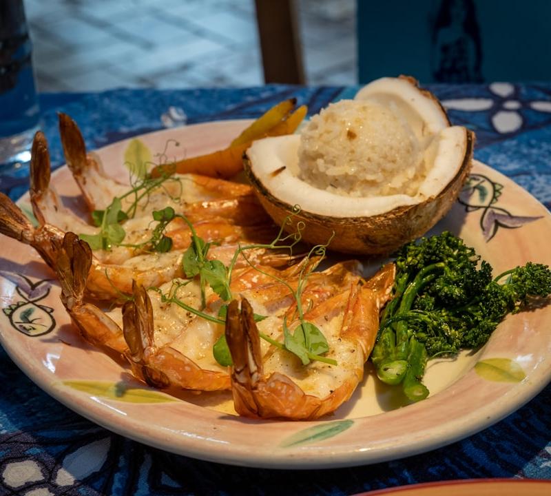 Thai Garlic Butter Prawns with Coconut Rice