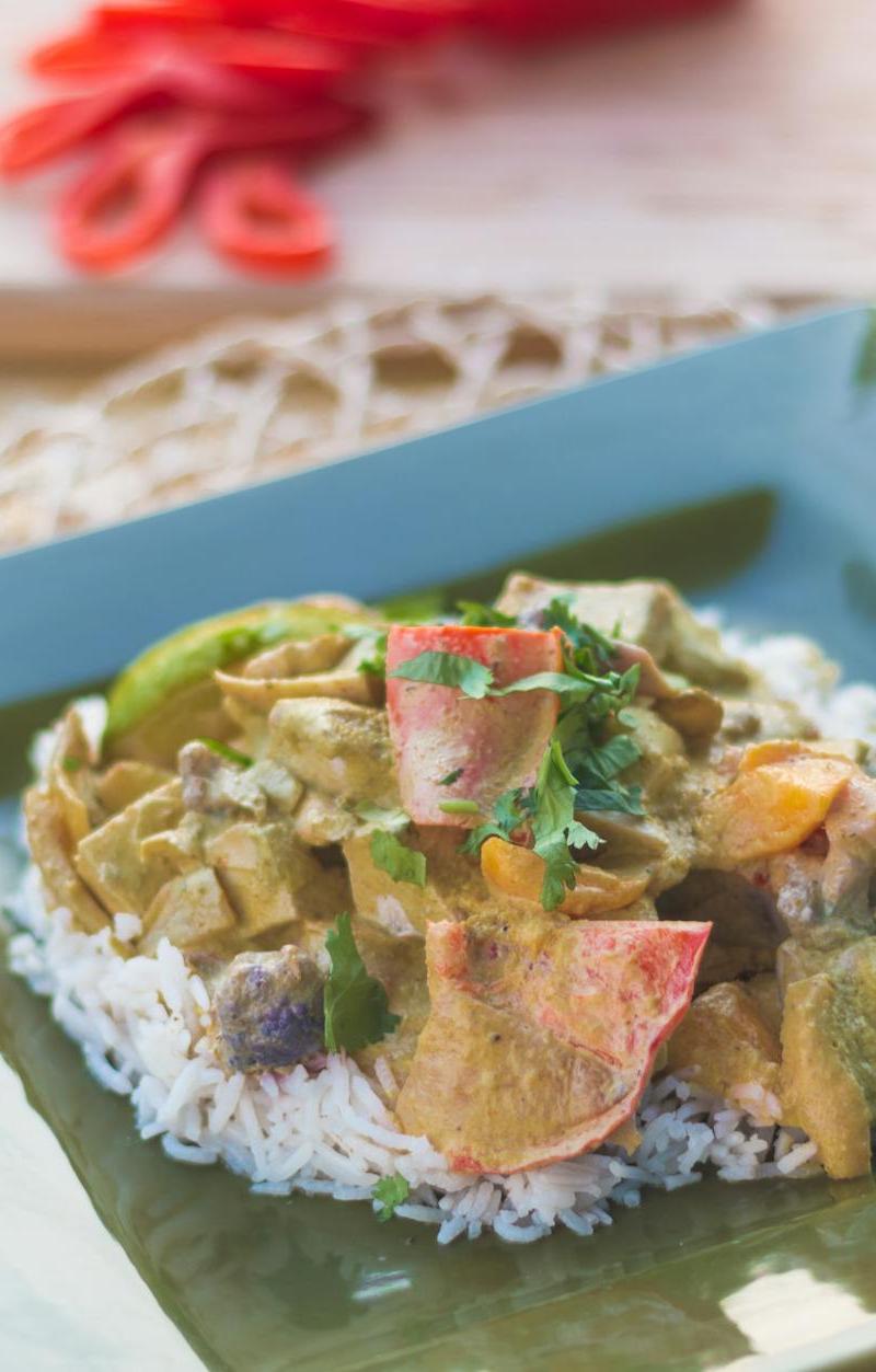 10-Min Thai Green Curry Tofu