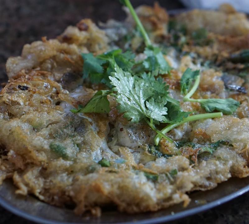 Thai Omelette with Crispy Edges