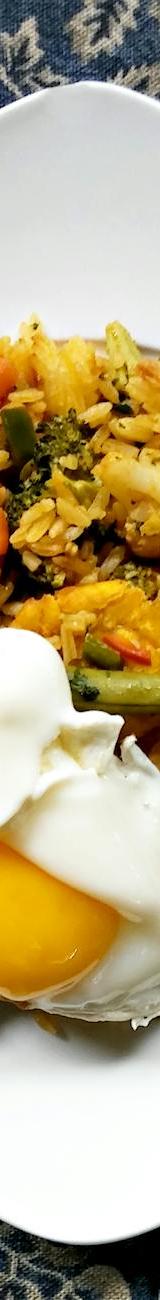 Thai Pineapple Fried Rice with Egg & Greens
