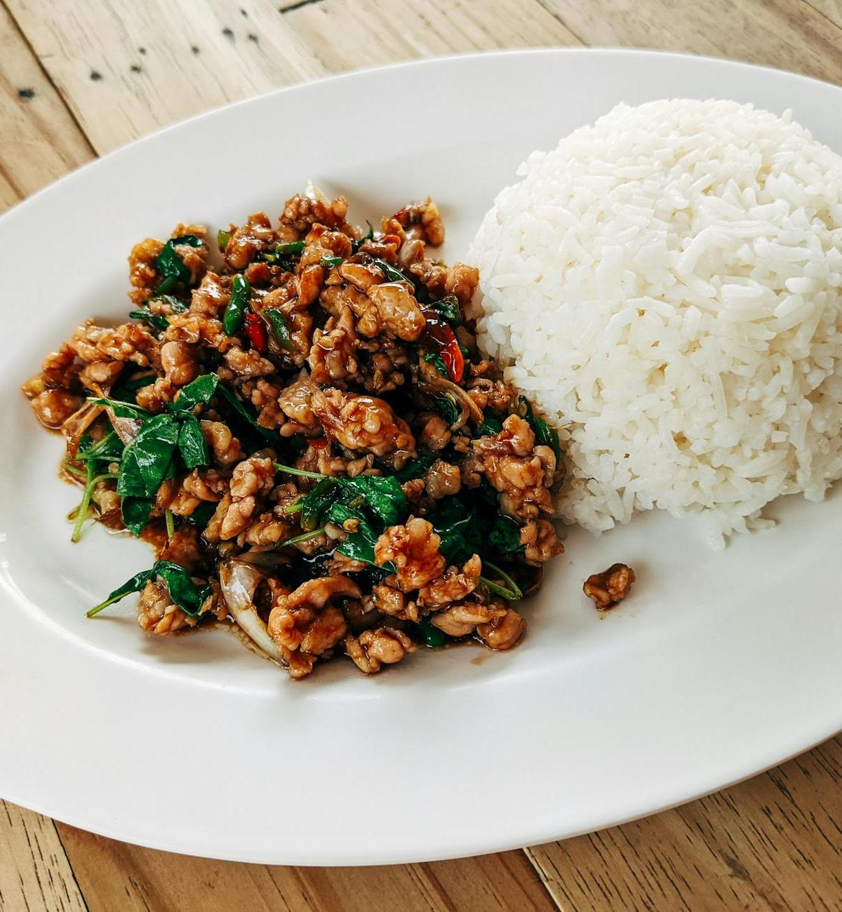 Thai Pork Basil Stir-Fry