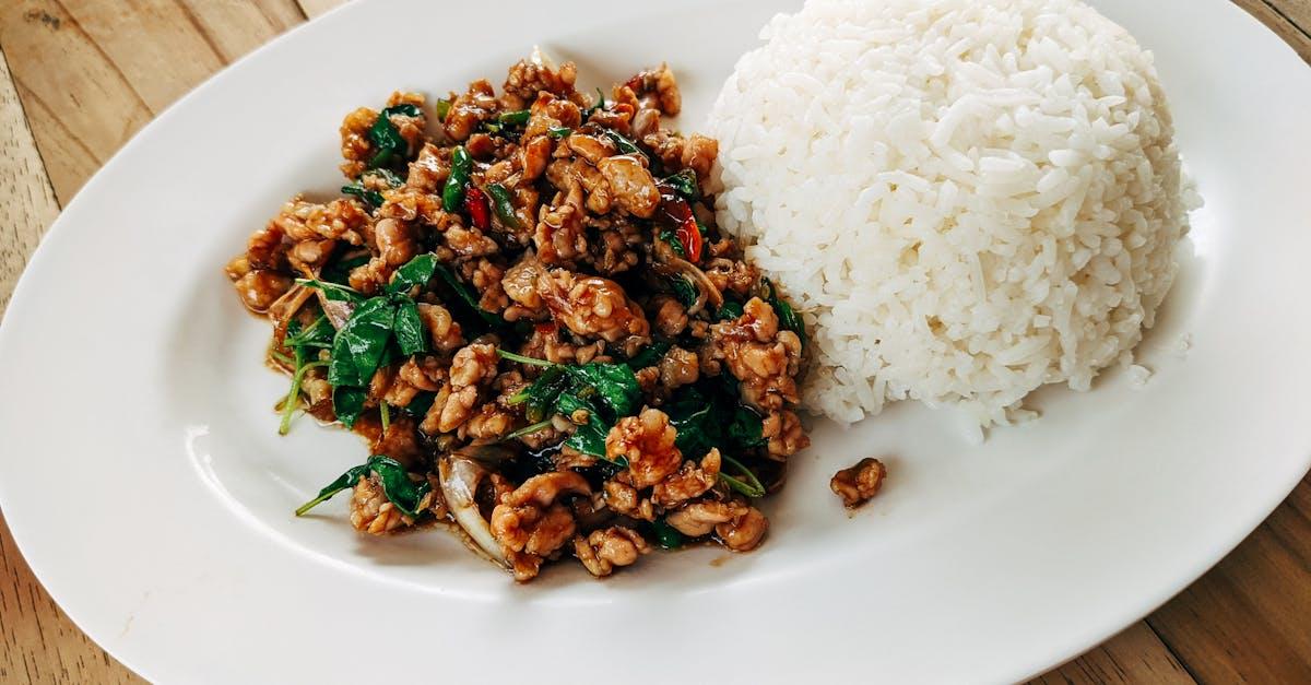 Thai Pork Larb with Fresh Basil & Lime