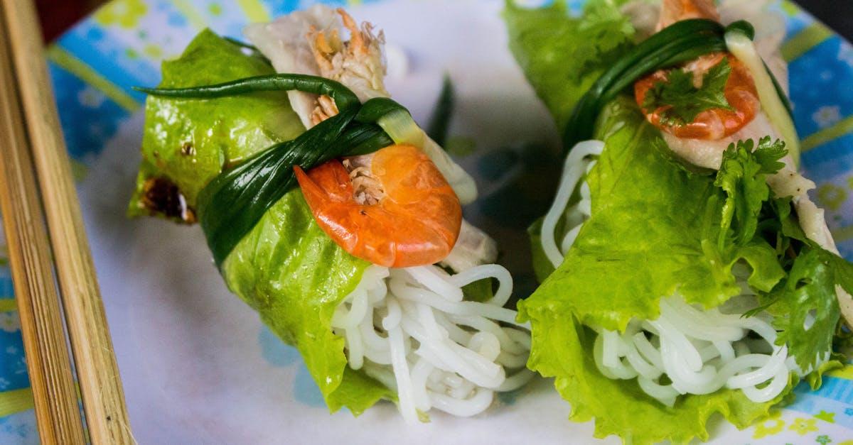 Thai Shrimp & Pork Lettuce Wraps with Fresh Herbs