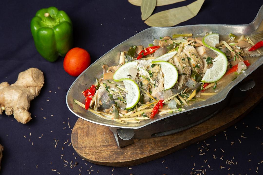 Thai Steamed Fish with Lime and Chili