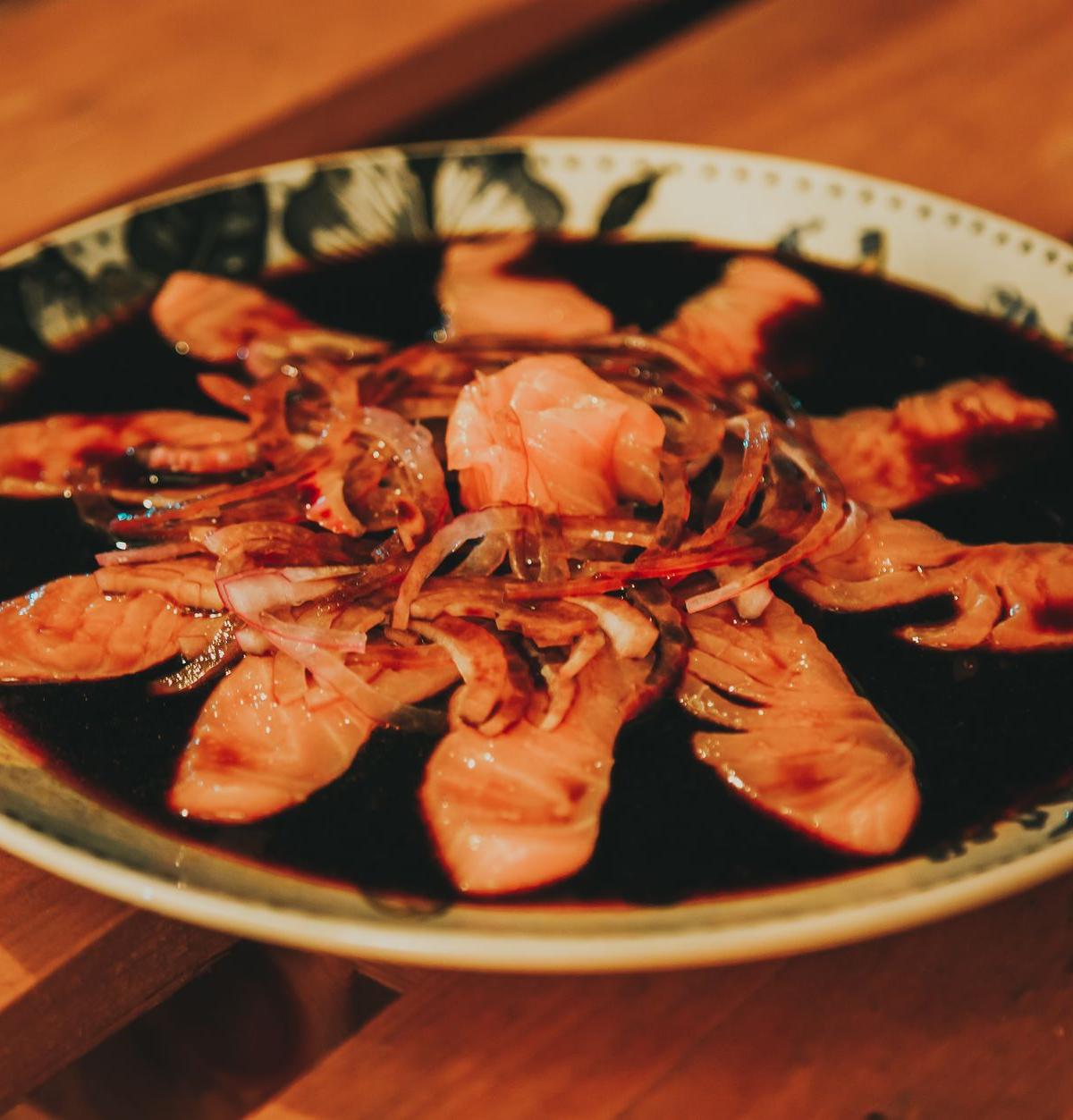 Tiradito: Seared Fish with Aji Amarillo