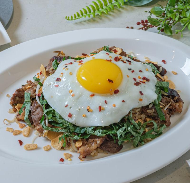 Tocilog: Crispy Pork & Egg Rice
