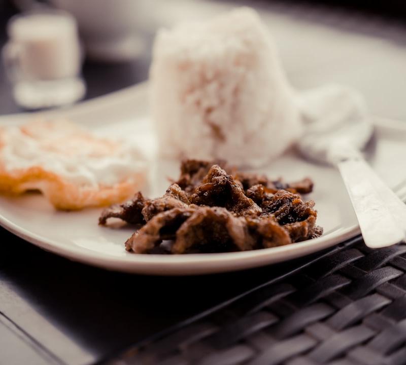 Tocino — Sweet Cured Pork & Egg Rice Bowl