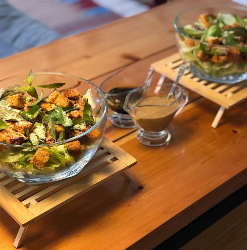 Tofu and Avocado Salad with Sesame Dressing