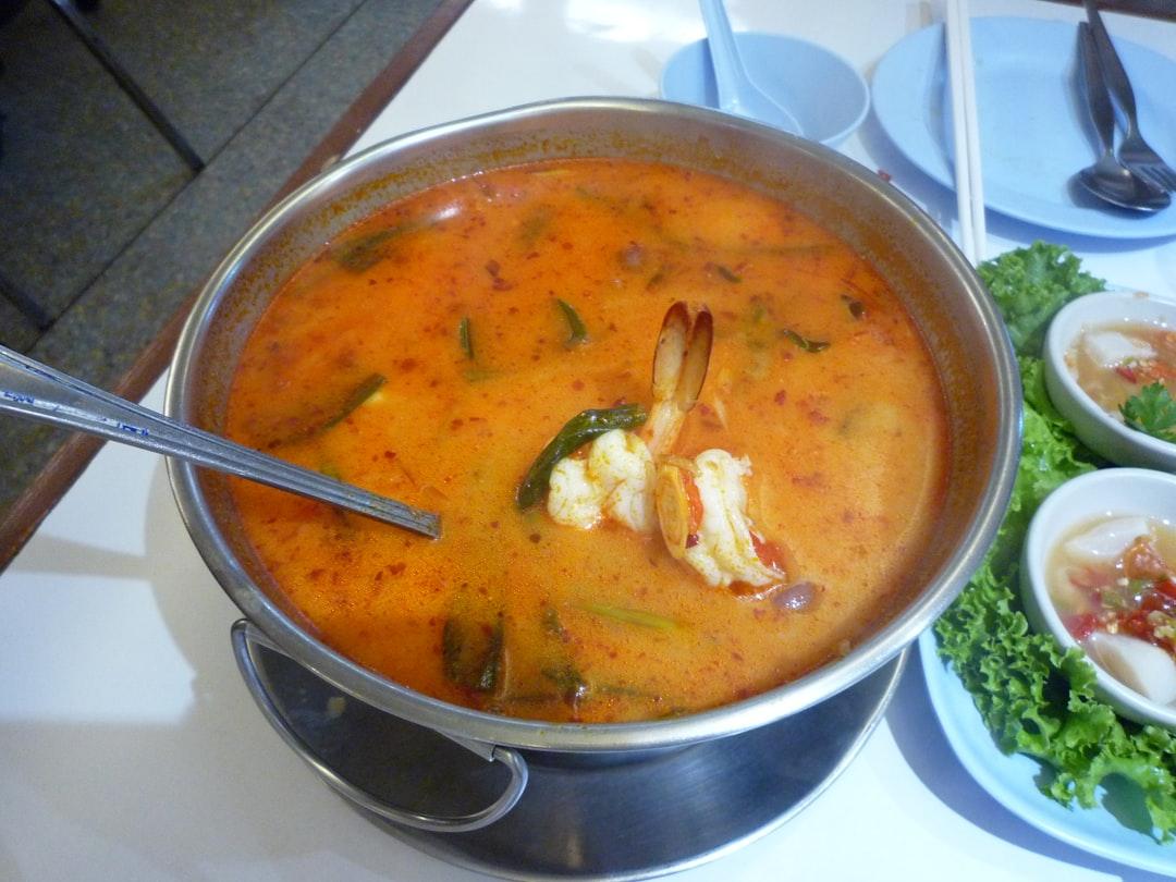 Tom Yum Shrimp & Fish