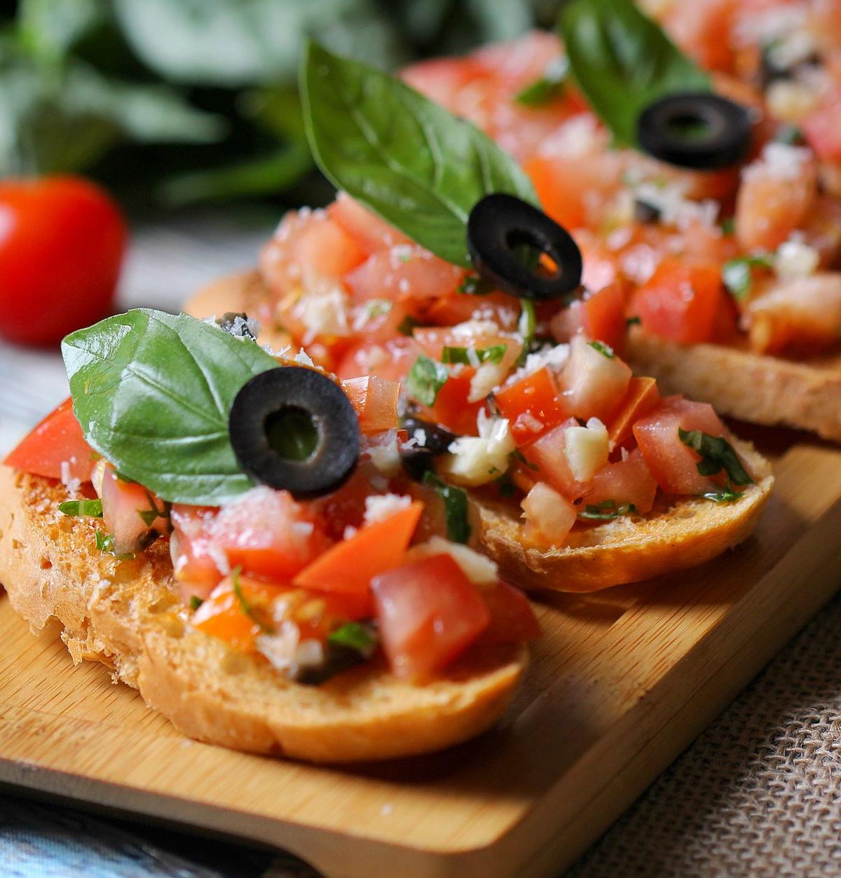 Tomato & Basil Bruschetta