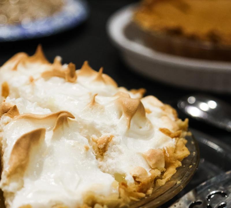 Torched Lemon Curd Tart with Meringue
