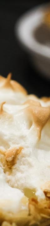Torched Lemon Curd Tart with Meringue
