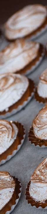 Torched Lemon Curd Tarts with Quick Meringue