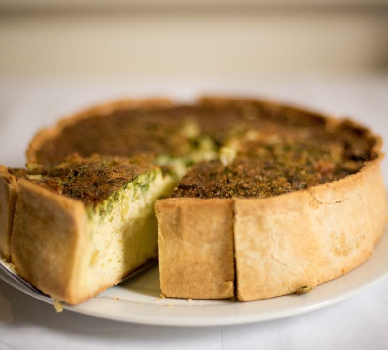 Torta Salata with Greens and Cheese