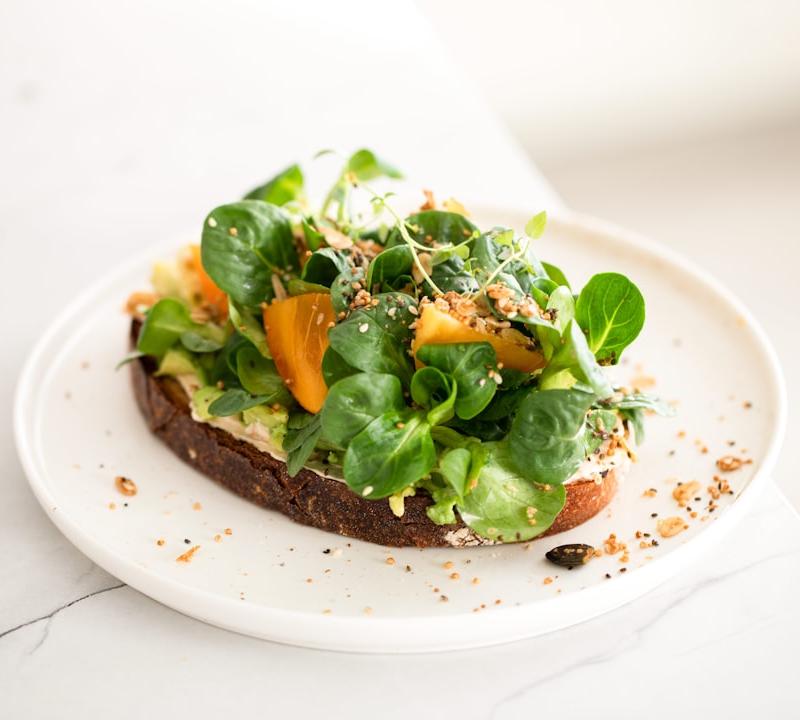 Tropical Chia Bowl with Avocado Toast