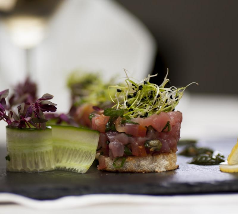 Tuna Cucumber Bites